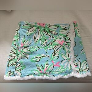 Lilly Pulitzer Michelina Light Blue Floral Skort